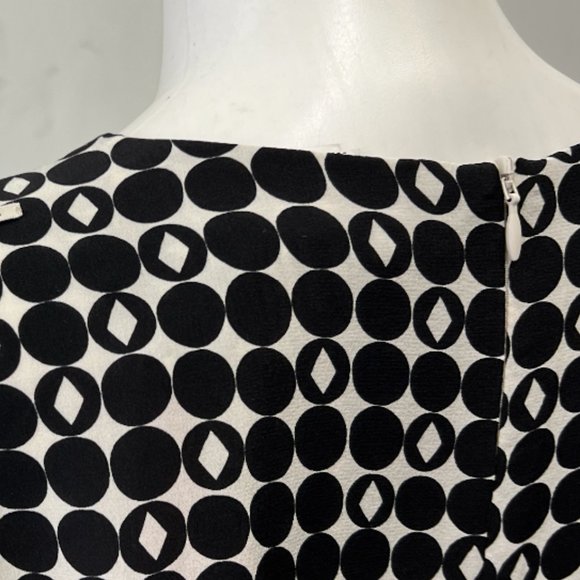 ‘S MaxMara Monochrome Patterned Midi Dress - Picture 5 of 12